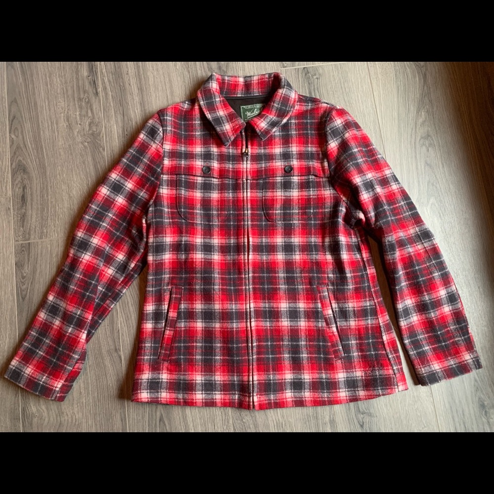 Vintage WOOLRICH PLAID jacket Size Medium